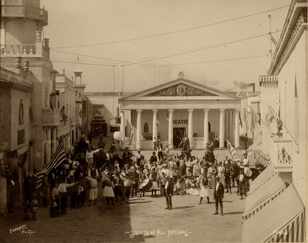 Performers gathered at Streets of All Nations.