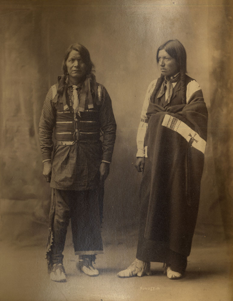 Group Portrait of Indian Congress Participants. Pueblo Delegates. Santiago Narango and Augustin Baca