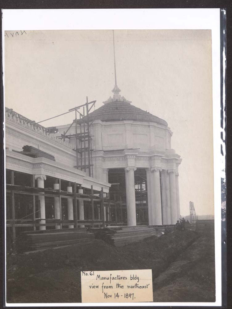 Construction of Miens and Mining Building.